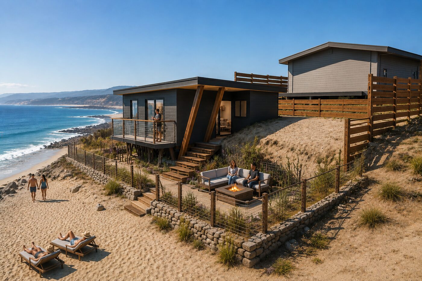 Vista exterior Casa Playa Ferrari, Pichilemu
